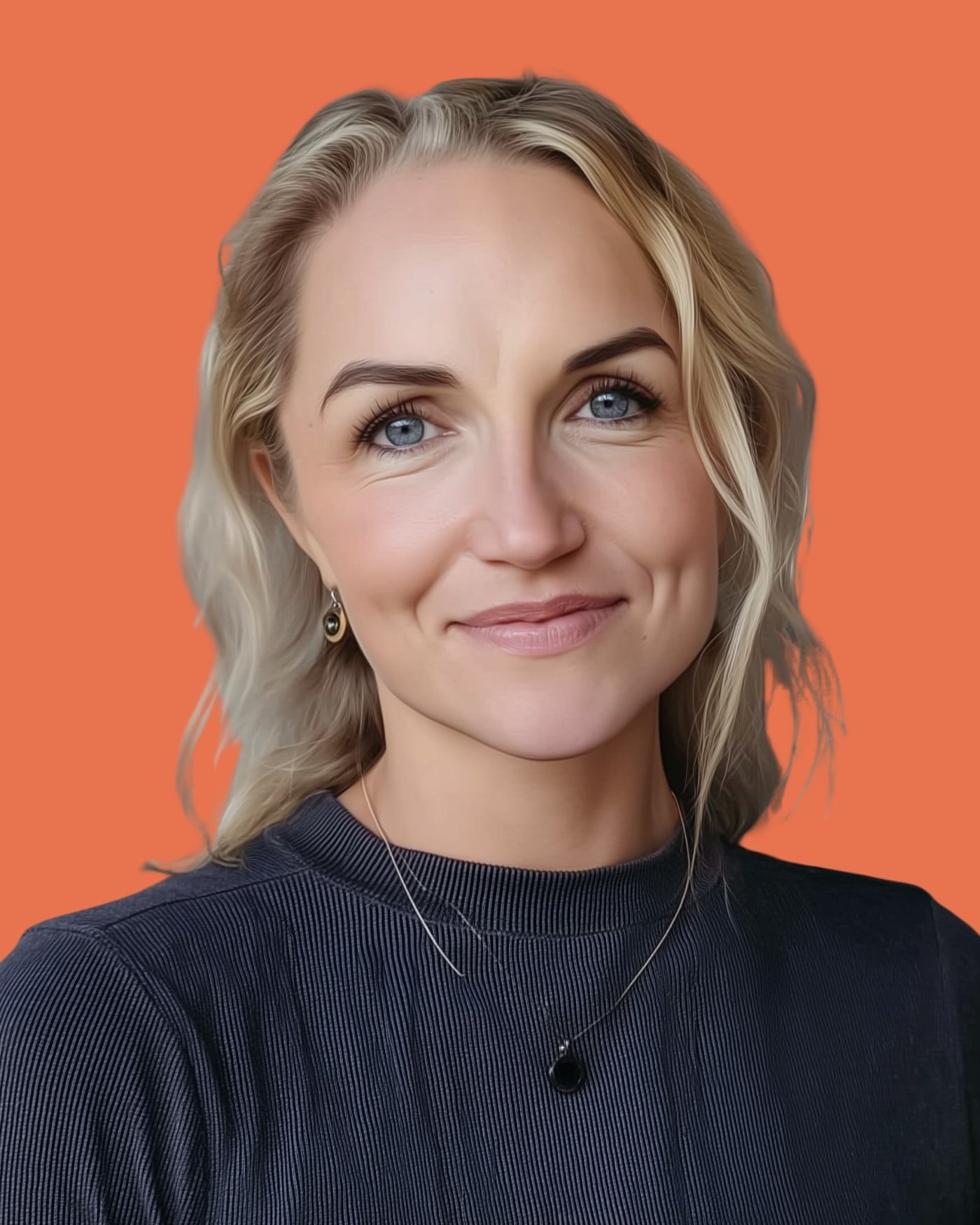 Portrait of Emily Bailey, Director and Registered Nurse at Guiding Fox.